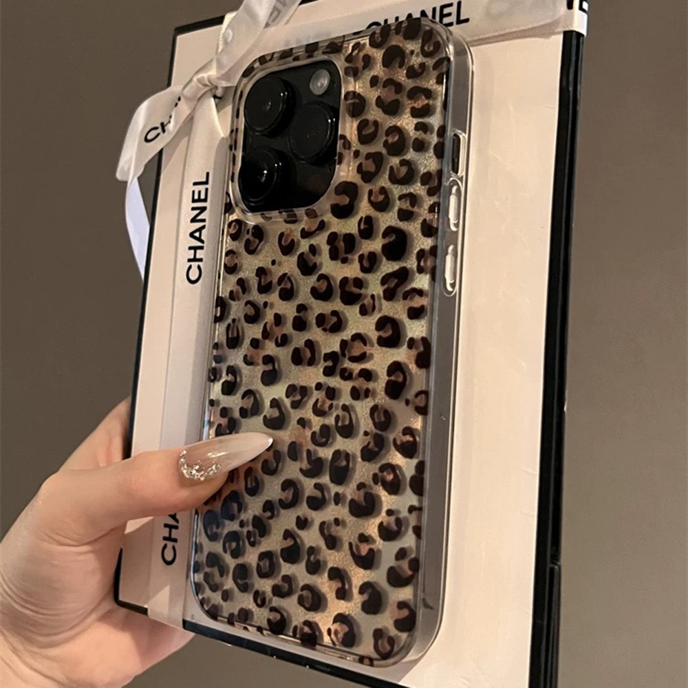 Ốp Điện Thoại Da Báo In Sóng Cho iPhone 17 Pro Max 16 15 14 13 12 11 Vỏ Bảo Vệ Chống Sốc