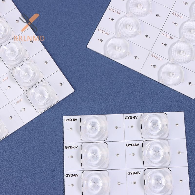 RRLNMD 10 Chiếc Hạt LED 3V 6V LCD TV LED Hạt Ánh Sáng SMD Hạt Đa Năng Cắt Nhôm Tivi Đèn Nền Dải Cho 32-65 Inch LED TV Sửa Chữa MỚI