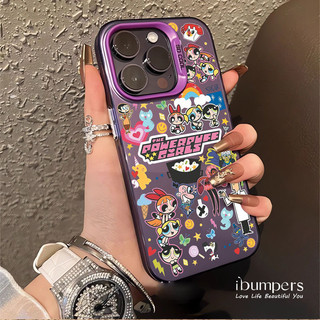 ibumpers Ốp Điện Thoại iPhone Hợp Thời Trang Hoạt Hình Cắt Dán Họa Tiết Cho IPhone 16 15 14 12 13 11 Pro Max IP 7 8 Plus X XS XR Ốp Lưng IMD Cứng Và Nhẵn