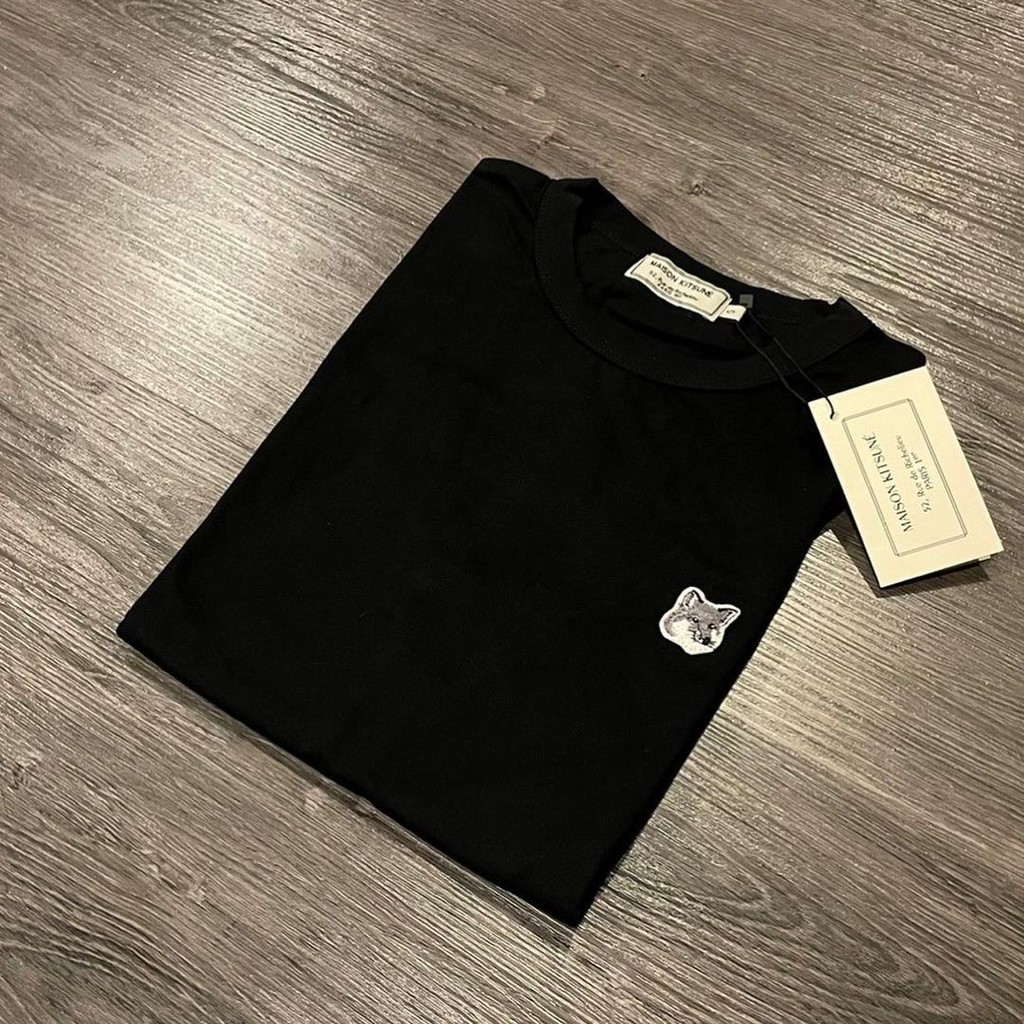 XS-3XL Áo Sơ Mi Chất Lượng Cao Màu Vàng Họa Tiết Cáo 100% Cotton Unisex Cổ Tròn Size Quá Khổ