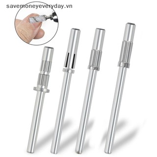[savemoneyeveryday] 1 Mũi Mandrel 3.1mm Cho Móng Tay Dây Chà Nhám Thép Không Gỉ Cho Làm Móng Tay Giấy Nhám Nhẫn Giá Đỡ 3 / 32 Phụ Kiện Khoan Móng Tay [vn]