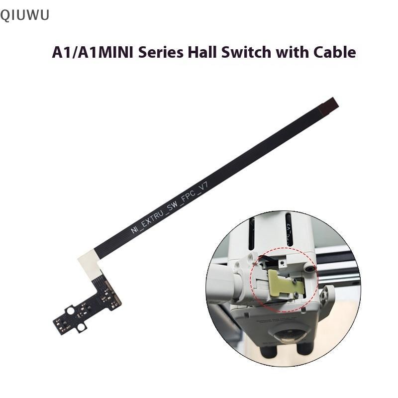 QIUWU Cho Bambu Lab A1 / A1mini Máy In 3D Máy đùn Dây tóc Cảm Biến Hội trường Hội trường Phụ kiện cáp linh hoạt.