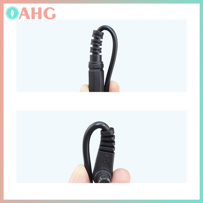 THÊM 1 / 3 Phụ Kiện DIY Cáp 5.5 X 2.1mm Nam Sang Nữ Adapter Góc Phải 90 Độ Cáp Sạc BSS