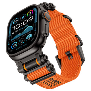 Dây đeo kết nối kim loại thể thao Fate Gear Nylon cho Apple watch Ultra 42 / 44 / 45 / 49 / 46mm i-watch Series Ultra / 10 / 9 / 8 / 7 / 6 / 5 / 4 / 3 / 2 / 1