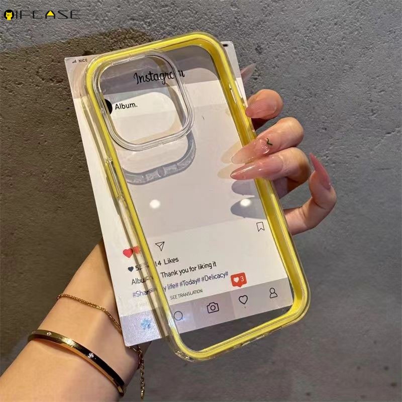 Dành Cho OPPO Reno 14 13 11 9 Pro 8 7 Lite 8Z 7Z Reno14 5G Ốp Điện Thoại 2 Trong 1 Màu Kẹo Đơn Giản Nhiều Màu Sắc Dễ Thương Bé Trai Bé Gái Chống Sốc Trong Suốt Vỏ Mềm Ốp Lưng