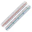 Cân hình tam giác BEABOUT, Cân tỷ lệ kim loại / nhựa 10 / 15 / 30cm, Công cụ đo lường soạn thảo chính xác 1: 20-1: 500 Kỹ sư thước đo thước mét