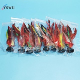 YOWEI Thể Dục Giải Trí Đầy Màu Sắc Shuttlecock Trung Quốc Jianzi Chân Đá Tay Bánh Xe Gà Lạ Mắt Shuttlecock VN