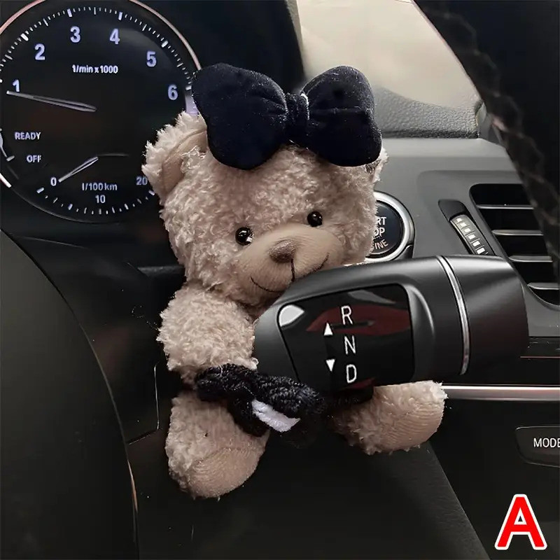 Khăn Lau Xe Sang Trọng Gấu Trang Trí Tín Hiệu Búp Bê Chó Dễ Thương Phụ Kiện Nội Thất