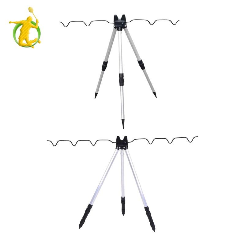 Cần câu chân máy giá đỡ gấp - dụng cụ hỗ trợ mặt đất với 5 thanh đứng cực giá đỡ chân đế cho hồ ao