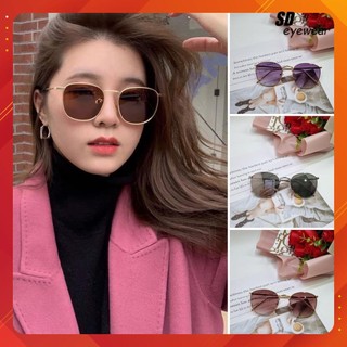 [Rẻ vô địch]Kính râm mát nam nữ thời trang  hot trend form tròn sang chảnh
