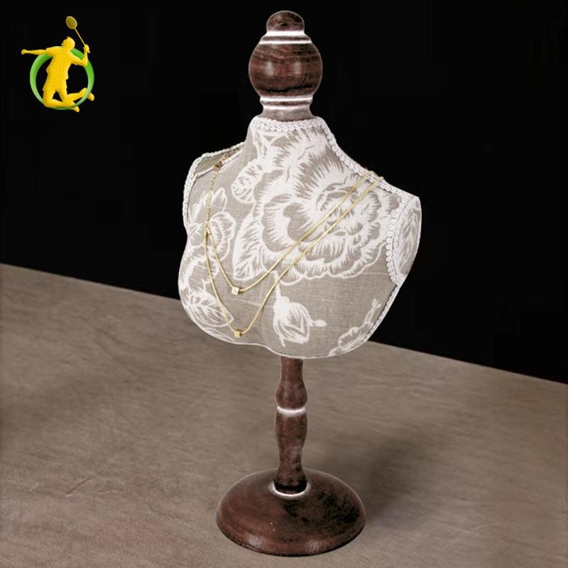 Vòng Cổ Bảo Quản Giá Đỡ Trang Sức Thanh Lịch Mannequin Họa Tiết Hoa Trang Trí Dây Chuyền Trang Sức Tổ Chức Cho Mặt Bàn