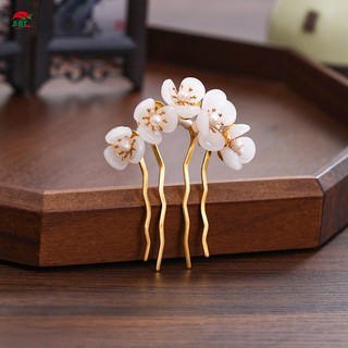 Kẹp tóc ngọc trai hoa thanh lịch Nữ hấp dẫn Chignon Retro Kẹp tóc cho màn trình diễn sân khấu Cosplay