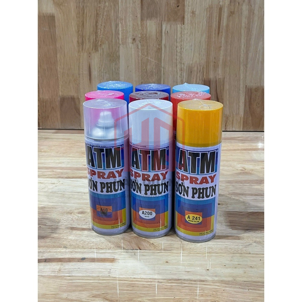 Sơn Xịt ATM Spray  400ml – Nhiều màu lựa chọn, Mau Khô, Dễ Sử Dụng