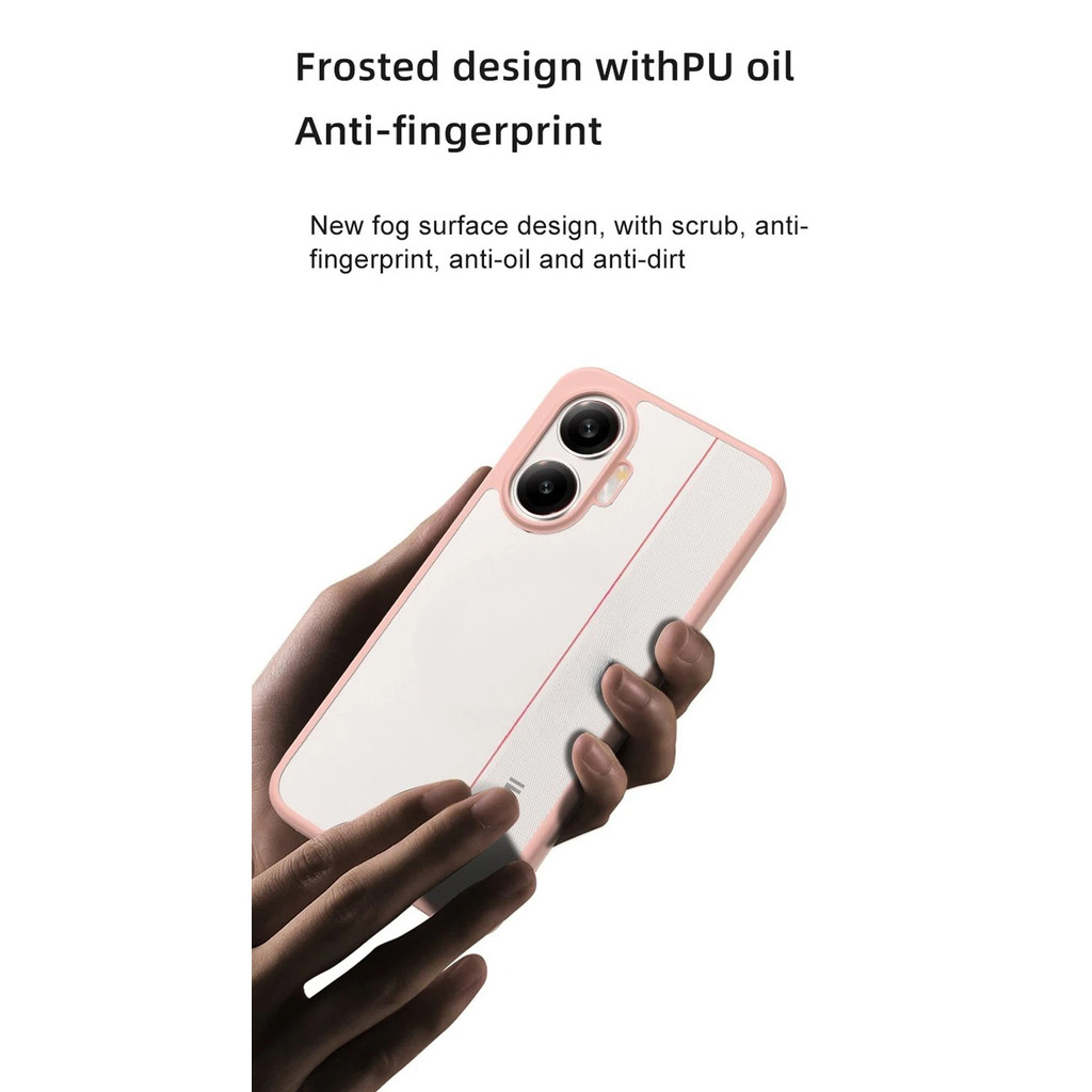 Dành Cho Xiaomi Redmi Turbo 4 Pro Hybrid Trong Suốt Chống Va Đập TPU & PC Matte Túi Khí Chống Sốc Ốp Lưng