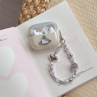 Queen Dowager KT Cat cho AirPods 1 / 2 3 Pro Pro2 pro3 Airpod4 Bộ tai nghe Vỏ bảo vệ Bluetooth không dây AirPods Pro i3 i4 pro3 Vỏ bảo vệ tai nghe