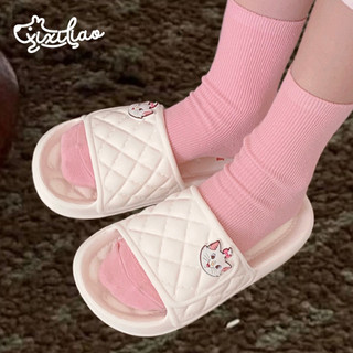 XIXITIAO Dễ Thương Mary Cat Flip-Flops Nam Nữ Mùa Hè Nhà Trong Nhà Dép Dép Dép