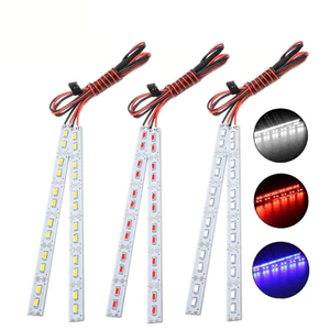 2 Chiếc 24LED 1 / 10 RC Phụ Kiện Xe Hơi Trôi Đèn LED Khung Xe Đèn Cho 1 / 10 1 / 8 RC Xe Trôi Bánh Xích Buggy