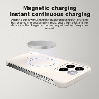 Ốp điện thoại làm mát không khung siêu mỏng PC cứng mờ cho Xiaomi 14 Pro 14 Vỏ chống sốc siêu từ tính