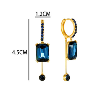 Bông Tai Tua Rua Pha Lê Tím Nữ Phong Cách Mới Hợp Thời Trang Cao Cấp Tính Khí Nhẹ Bông Tai Sang Trọng Bông Tai Tinh Tế