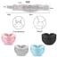 FAVORITEGOODS Nẹp cổ, Cổ áo cổ tử cung bằng lụa băng thoáng khí mềm mại, Giảm áp lực cổ tử cung có thể điều chỉnh Thiết bị kéo cổ rỗng cho nam giới