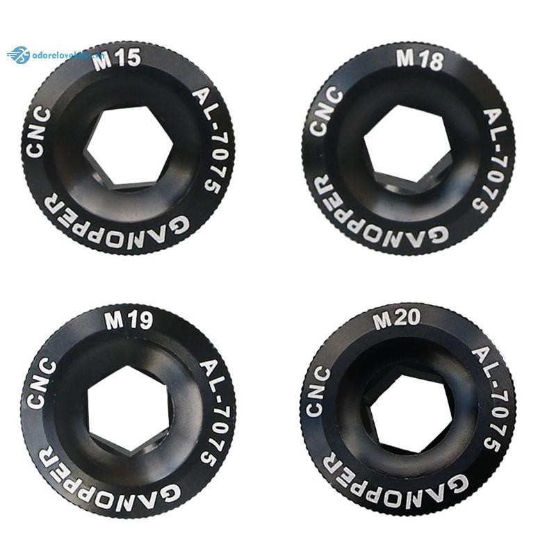 THÊM M15 M18 M19 M20 Hợp Kim Nhôm Quay Vít Xe Đạp Đường Bộ Crankset Nắp Bu Lông BSS