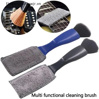 FJR Bàn chải làm sạch đa năng Dây đàn Guitar Chăm sóc làm sạch Bàn chải loại bỏ bụi, Bàn chải làm sạch ổ cắm khí ô tô Bàn chải làm sạch HOT