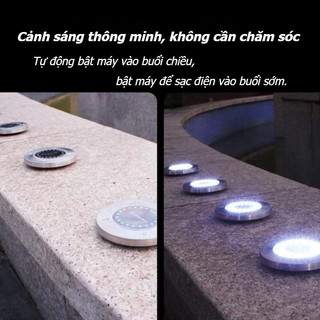 Đèn địa lý năng lượng mặt trời cao cấp, trang trí sân vườn, tiểu cảnh ngoài trời