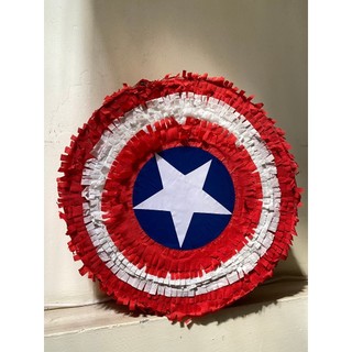 [Kèm gậy đập] Pinata đập kẹo khiên Đội trưởng Mỹ (Captain American)