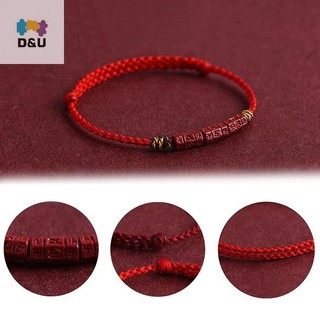 Pufangstar Handmade Cinnabar Hạt Vòng Tay Dây Đỏ Thắt Nút May Mắn Lắc Tay cho Nữ - Phụ Kiên Trang Sức Quà Tặng VN