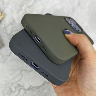 Ốp Lưng iPhone TPU Màu Basic Chống Sốc Chống Bẩn Lót Nhung,Bảo Vệ Camera - iP 7/8/X/XS/11/12/13/14/15/16/17/Plus/Pro/Max