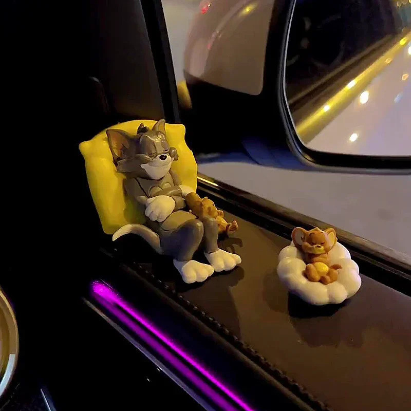 Tom Và Jerry Trang Trí Xe Hoạt Hình Dễ Thương Bảng Điều Khiển Phụ Kiện Nội Thất Thời Trang Cho Nữ