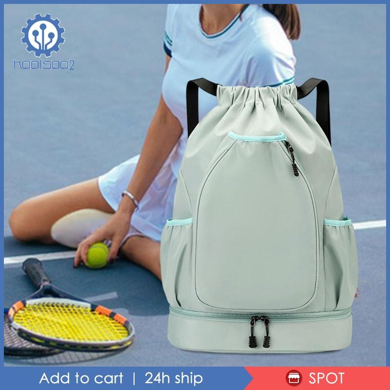 Ba Lô Tennis Có Ngăn Giày Dung Tích Lớn Chống Thấm Nước Đa Năng Cho Nữ Túi Cầu Lông Cho Pickleball
