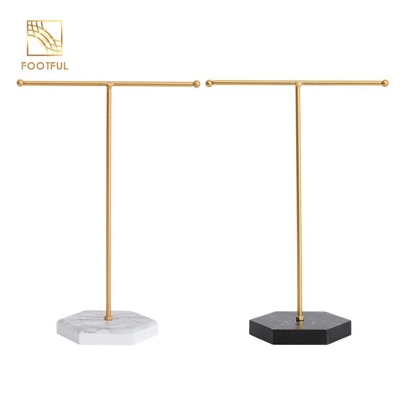 Giá đỡ trang sức Hiển thị Giá treo Lưu trữ Đế đá cẩm thạch Kệ vàng cho bông tai Vòng đeo tay Vòng cổ đồng hồ