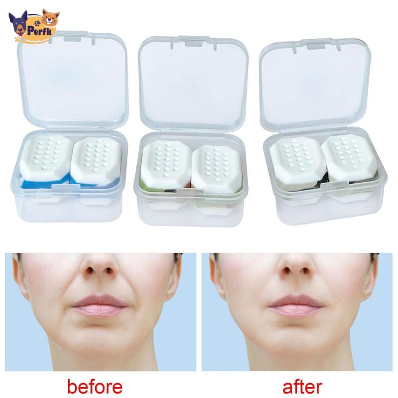 2 Chiếc Hàm Tập Thể Dục Mặt Máy Tập Jawline Shaper Jawline Tập Thể Dục Đôi cằm Giảm Hàm Huấn Luyện Dành Cho Nam Nữ Người Mới Bắt Đầu