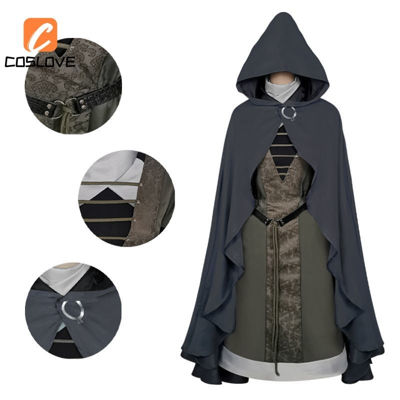 Anime Trò Chơi Elden Nhẫn Melina Cosplay Quần Áo Trọn Bộ Trang Phục Trang Phục Cho Người Phụ Nữ Phù Thủy Đầm Cosplay Đảng Hiệu Suất