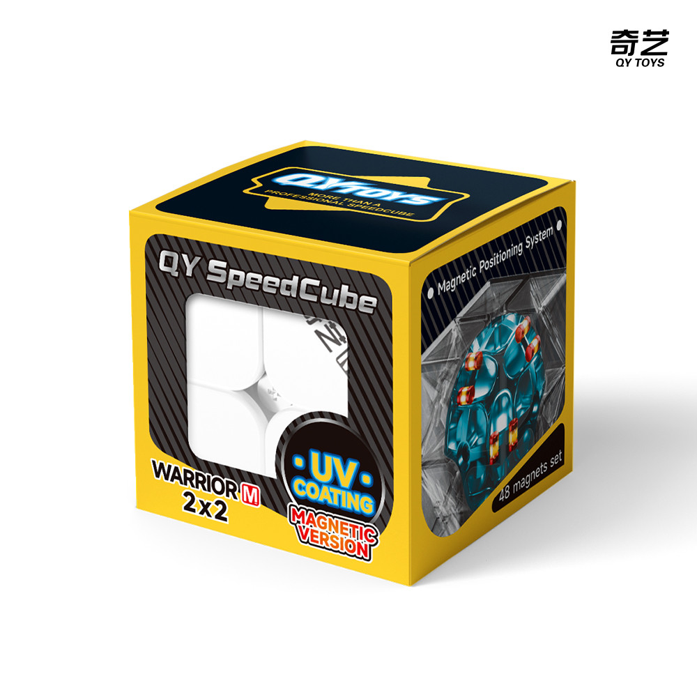 Qiyi Cube 2x2 Warrior M Speed Cube UV Coating Đồ chơi xếp hình từ tính ...