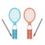 BTM Cặp Nhẹ Cảm Biến Chuyển Động Mạnh Mẽ Vợt Thiết Kế Công Thái Học Chơi Game Cảm Biến Chuyển Động Phụ Kiện Trò Chơi Cho NS2 Switch2