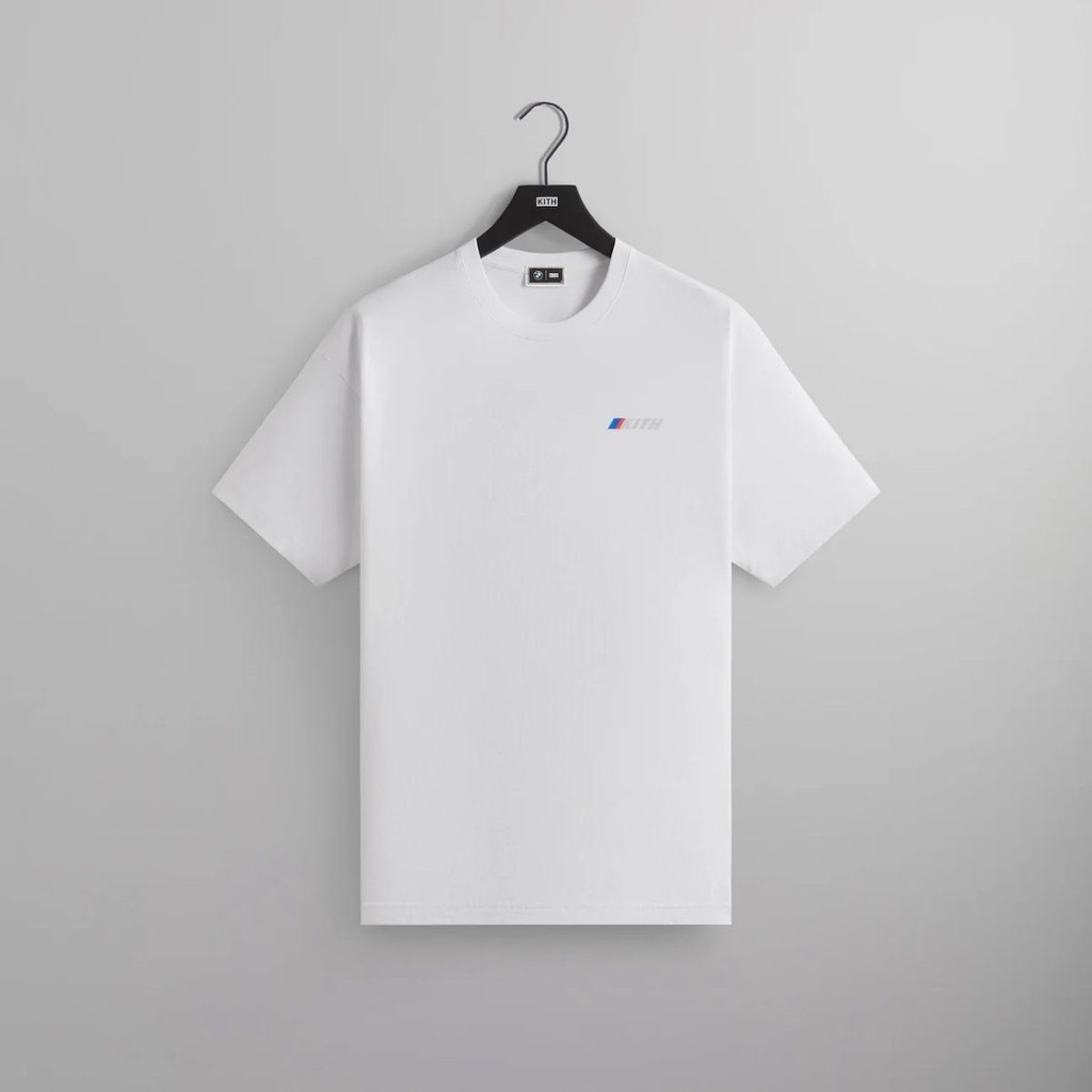 KITH Cổ Điển Phù Hợp Với Màu Sắc Nguyên Chất In Chữ Rời Nam Nữ Cùng Phong Cách T Mùa Hè Cotton Nguyên Chất Thoáng Khí