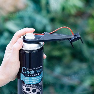 SEAMETAL Xích Xe Máy Oiler Spray Gear Xe Máy Dây Xích Dầu Applicator Cho Xe Máy Mess-Free Chain Wax Chain Cleaner Đính Kèm
