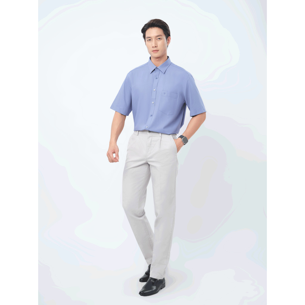 Quần Khaki 1Ply VIETTIEN SMART CASUAL vải Cotton form REGULAR VT00000440