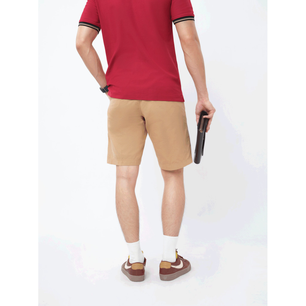 Quần Short Khaki VIETTIEN SMART CASUAL vải 100% Cotton phom REGULAR VT00000445
