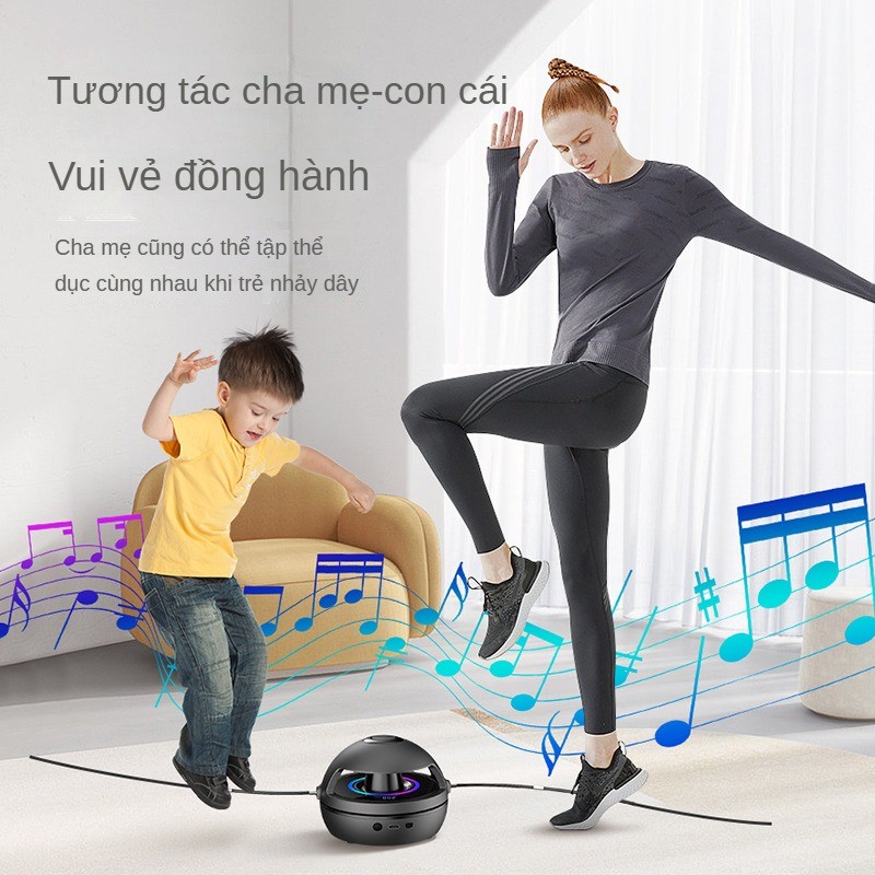 Có thể sạc lại Bluetooth thông minh Điều khiển từ xa Dây nhạc Máy nhảy dây tự động