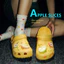 XIXITIAO Sandal Nữ Mùa Hè Dễ Thương Họa Tiết Hoạt Hình, Kiểu Dáng Thường Ngày, Thích Hợp Cho Hoạt Động Ngoài Trời