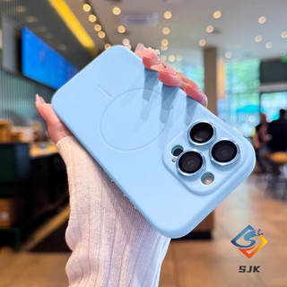 Ốp điện thoại mềm silicon từ tính cho iPhone 16 Pro Max 11 12 13 14 15 Pro Max 14 / 15 / 16 Plus 16e Vỏ mờ chống sốc có bảo vệ Camera
