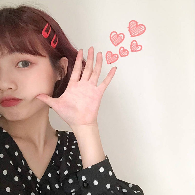 Kẹp Tóc Thời Trang Cho Bé Gái Giọt Nước Hình Bên Nổ Vịt Hóa Đơn Nhiều Màu Sắc Kẹp Ngọt Ngào Phụ Kiện Tóc