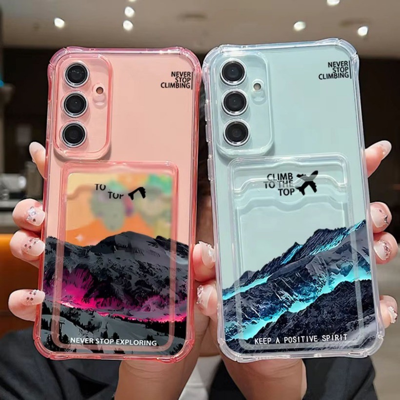 Khe Cắm Thẻ Túi TPU Dành Cho Redmi Note 12 13 14 Pro + Redmi Note 12S 7 8 Máy Bay In Hình Silicon Mềm Vỏ Điện Thoại