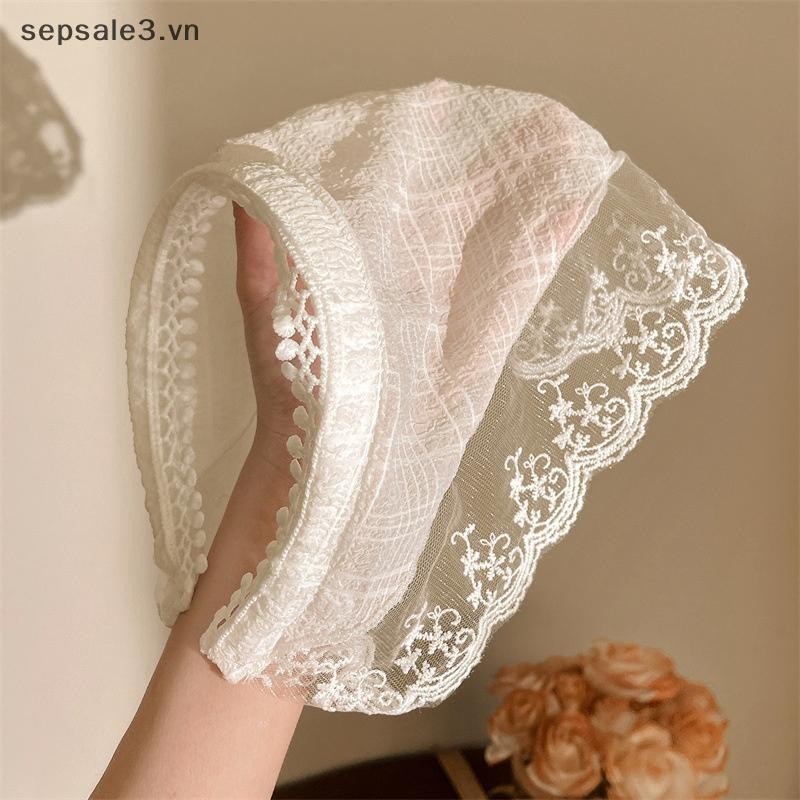 #sepsale Mới Phong Cách Mục Vụ Nữ Tam Giác Khăn Trùm Đầu Tóc Xuân Hè Bé Gái Trang Trí Thời Trang