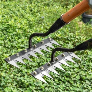 Cào Đất CAO-08 8 Răng Thép Mạ Kẽm – Dụng Cụ Làm Vườn Đa Năng Không Thể Thiếu Trong Mỗi Nhà Vườn