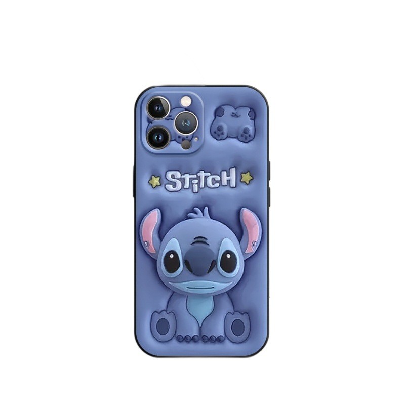Stitch Thích Hợp Cho Apple 16 Ốp Điện Thoại 14promax / 11 Silicon Mềm Phong Cách Mới 12 Nữ 15pro Vỏ Chống Sốc