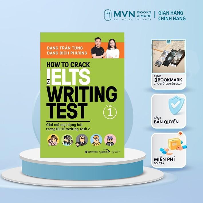 How to crack the IELTS Writing test - Vol 1 - Mvn Books | Shopee Việt Nam